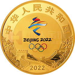 第24届冬季奥林匹克运动会金银纪念币（第1组）150克圆形金质纪念币